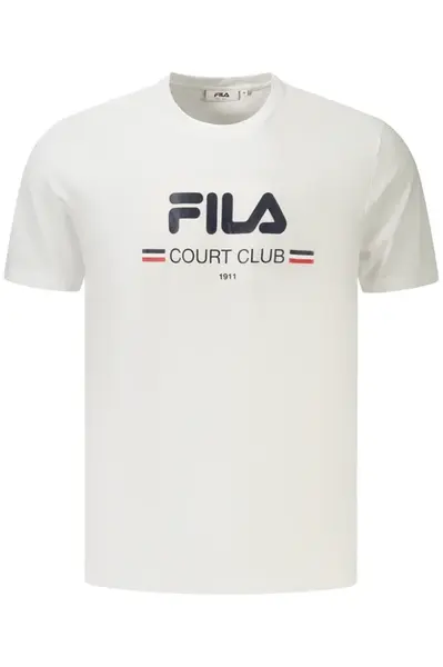 Bílé triko s krátkým rukávem FILA