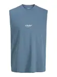 JACK & JONES Tričko 'JJESoho'  opálová / biela