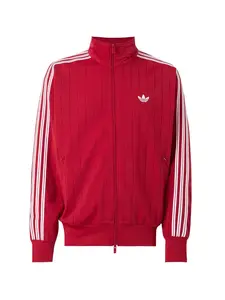 ADIDAS ORIGINALS Prechodná bunda 'Firebird Drop Needle'  červená / biela