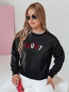 Dámská oversize mikina s nápisem TRUSTY