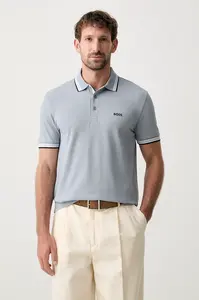 BOSS Green polo pánské bavlněné Paddy