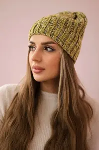 Kesi Veselá fleecová čepice K225 kiwi+khaki