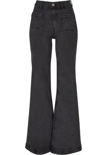 Urban Classics Džínsy  čierny denim