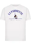 Merchcode Tričko 'Minnie La Parisienne'  modrá / červená / čierna / biela