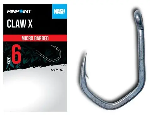 Nash háčiky claw x micro barbed 10 ks - veľkosť 4
