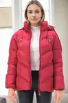 Z9769 DEWBERRY WOMEN'S COAT-BURGUNDY