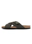 Bayton Šľapky 'Arezzo'  kaki / tmavozelená