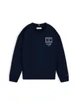 TOMMY HILFIGER Mikina  námornícka modrá / biela