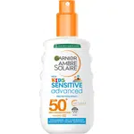 Garnier Dětský ochranný sprej pro citlivou pokožku SPF 50+ Ambre Solaire (Protection Spray) 150 ml