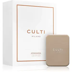Culti Milano Car Diffuser Taupe Aramara vůně do auta + náhradní náplň 1 ks