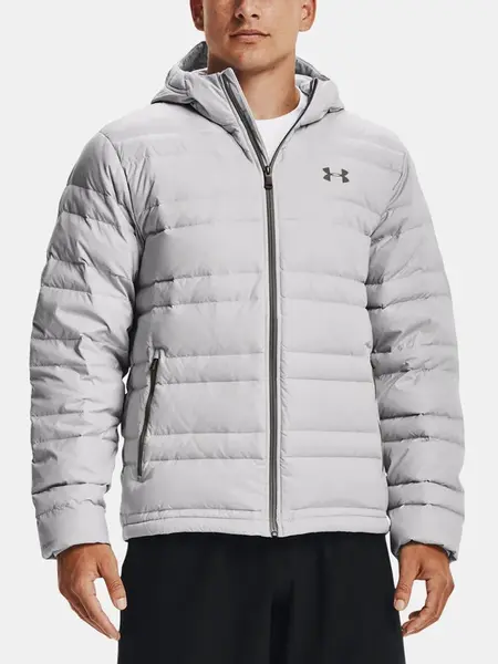Under Armour Jacket Armour Down Hooded Jkt-GRY - Mens