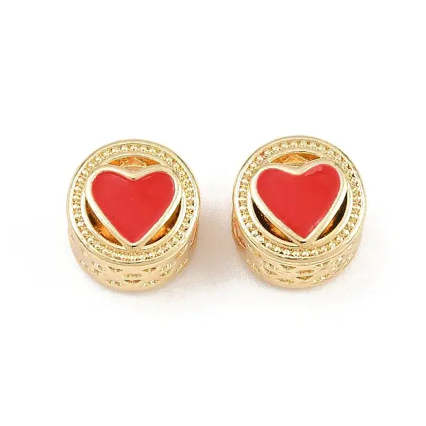 Alloy Enamel European Beads