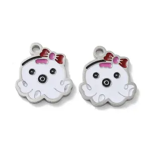 304 Stainless Steel Enamel Pendants