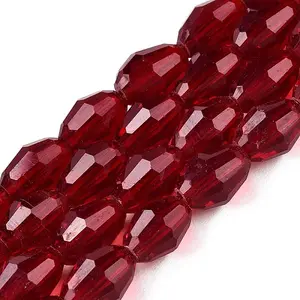 Transparent Glass Beads Strands