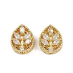 Brass Pave Cubic Zirconia Multi-strand Links