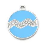 Twelve Constellations 304 Stainless Steel Enamel Pendants
