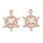Alloy & Resin & ABS Plastic Pearl Pendants