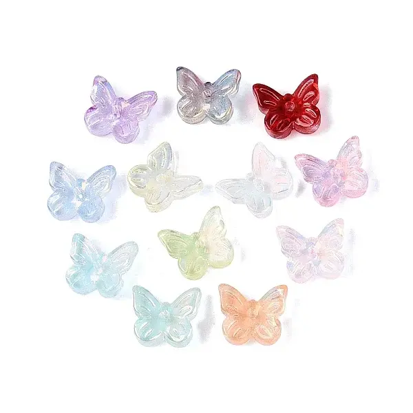 Electroplate Transparent Glass Beads