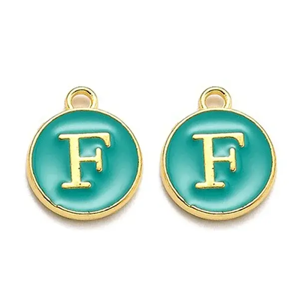 Golden Plated Alloy Enamel Charms