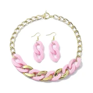 Acrylic Chains Jewelry Set