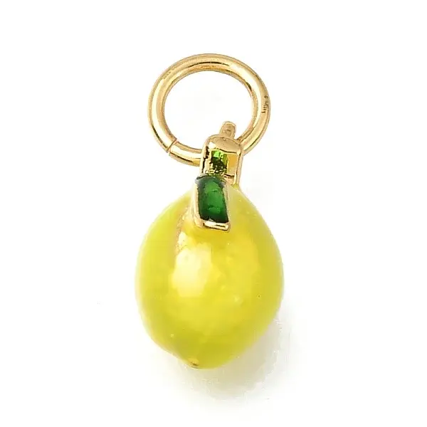 Brass Enamel Pendants