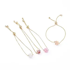 Adjustable Brass Slider Bracelets