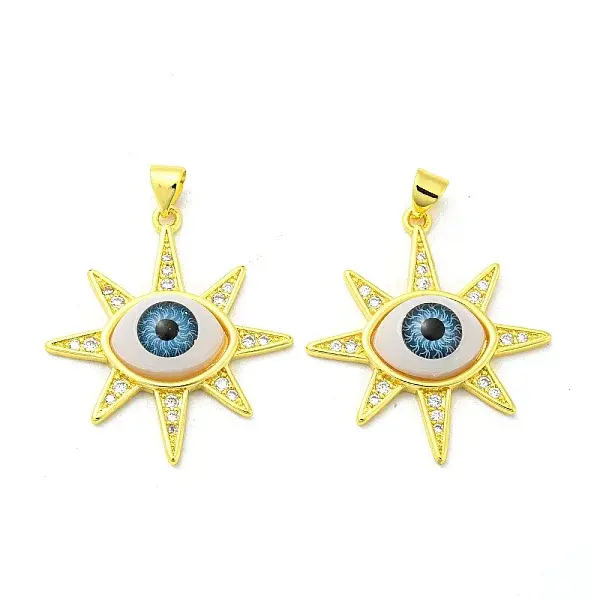 Real 18K Gold Plated Brass Pendants