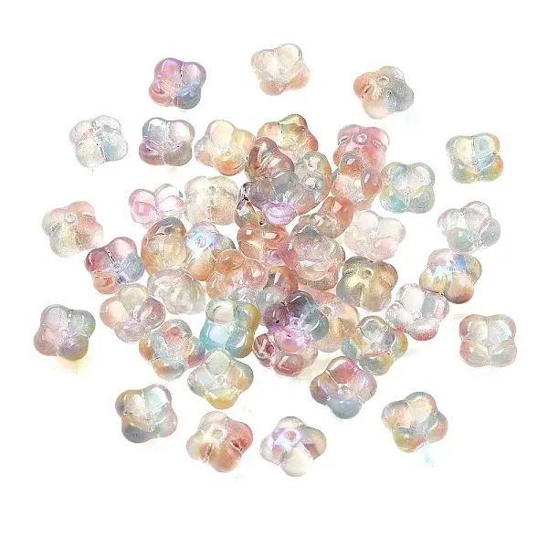 Electroplate Transparent Glass Beads