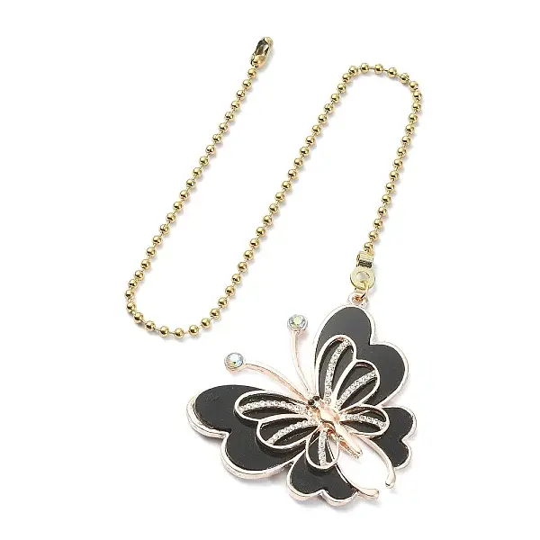 Butterfly Alloy Rhinestone Ceiling Fan Pull Chain Extenders