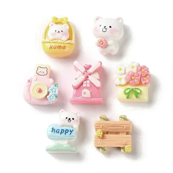 Opaque Resin Cabochons