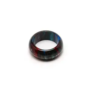 Plain Dome Acrylic Finger Rings for Women