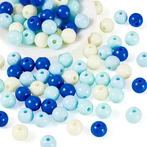 10G Opaque Acrylic Beads