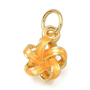 Brass Enamel Pendants