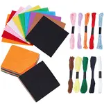 40Pcs Square Felt Fabric