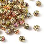 Brass & Alloy & Rhinestone Enamel Beads