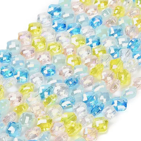 Electroplated Glass Beads Strands
