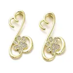 Brass Micro Pave Cubic Zirconia Pendants