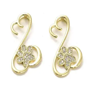 Brass Micro Pave Cubic Zirconia Pendants