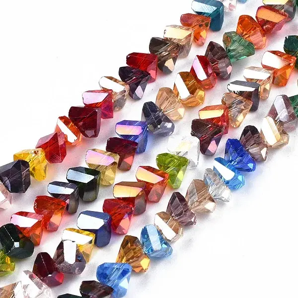 Electroplate Glass Beads Strands