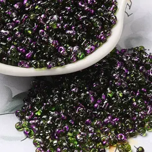 Spray Painted Glass Seed Beads