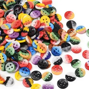 4-Hole Glass Buttons