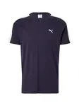 PUMA Tričko 'T7'  námornícka modrá / biela