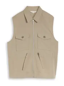 TOM TAILOR Vesta  kaki