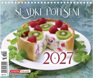 Kalendář 2027 stolní mini Sladké potěšení