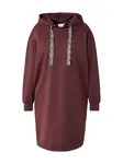 ONLY Carmakoma Šaty 'CARAlina'  krémová / čokoládová / čierna