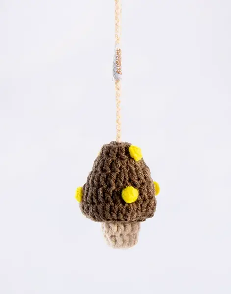 Komono Mycelium Keychain Brown Beige