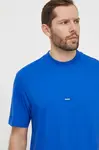 HUGO Blue tričko pánské bavlněné Nieros