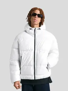 Bershka Zimná bunda  biela