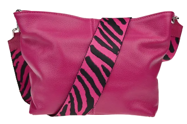 NovaKabelka.cz Batilda Fuxia s přídavným popruhem II