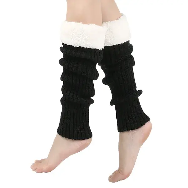 Acrylic Fiber Yarn Leg Warmers Socks